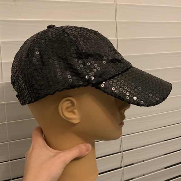 Gazzaz Black Sequin Cap - Picture 9 of 17